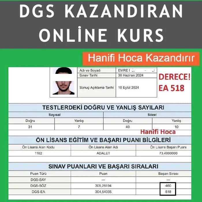 DGS Kazananlar