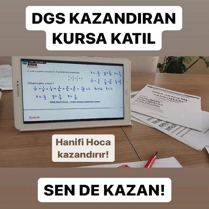 DGS Kazandıran Kurs